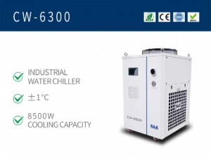 S&amp;A | CW-6300 | UV LED 경화 시스템용 수냉식 냉각기