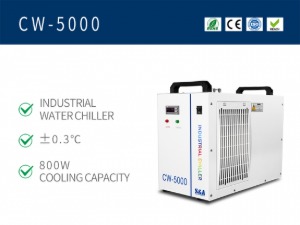 S&amp;A | CW-5000 | CO2 레이저 냉각기 800W 냉각용량