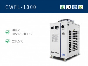 S&amp;A | CWFL-1000 | 1kW 파이버 레이저를 위한 이중 디지털 온도 제어 수냉식 냉각기