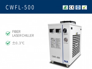 S&amp;A | CWFL-500 | 500W 파이버 레이저를 위한 이중 온도 수냉식 냉각기