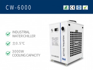 S&amp;A | CW-6000 | CO2 레이저 / UV LED 경화 시스템용 냉동 냉각기
